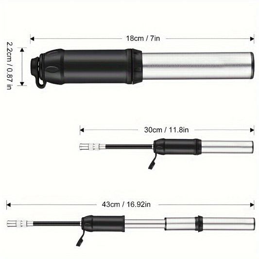 Portable Inflator Cycling Tool Set