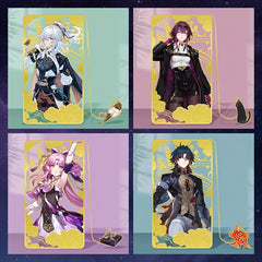 Shining Star Anime Rain Boy Girl Metal Bookmark