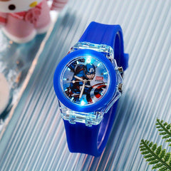 Silicone Quartz Watch with Luminous Display for Women