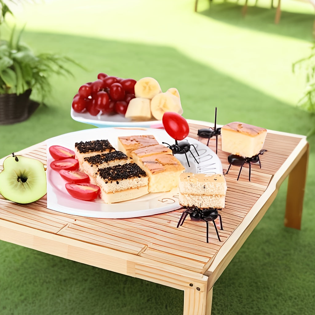 Ant Shaped Fruit Forks Set - Reusable Kitchenware for Home & Outdoor
