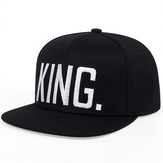 Men's Outdoor Baseball Cap Casual Hat KING Embroidery Hip Hop Hat