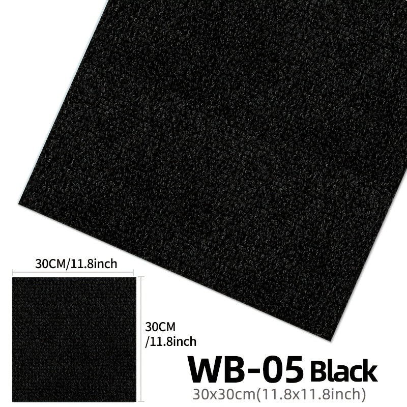 10pcs Adhesive Floor Mats Easy Installation Non Slip DIY Home Decoration