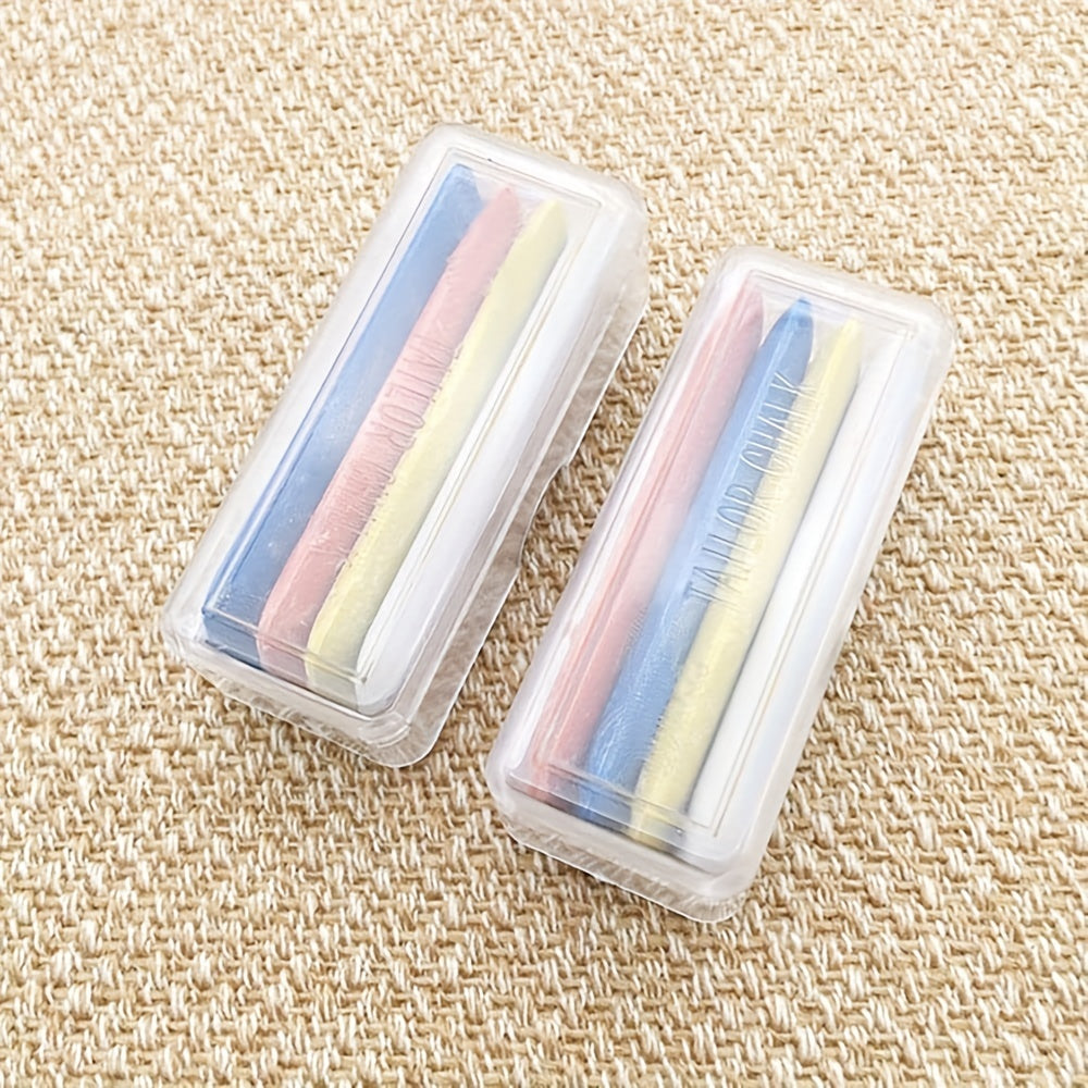 4pcs Colorful Erasable Fabric Chalk DIY Sewing Tools