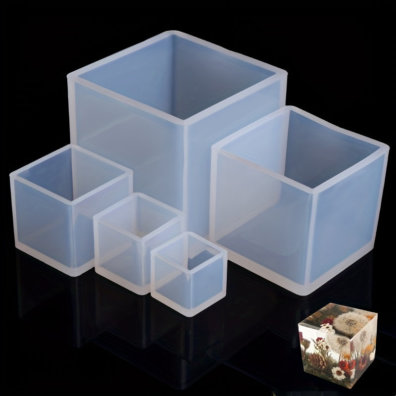 Epoxy Resin Cube Silicone Mold for DIY Craft