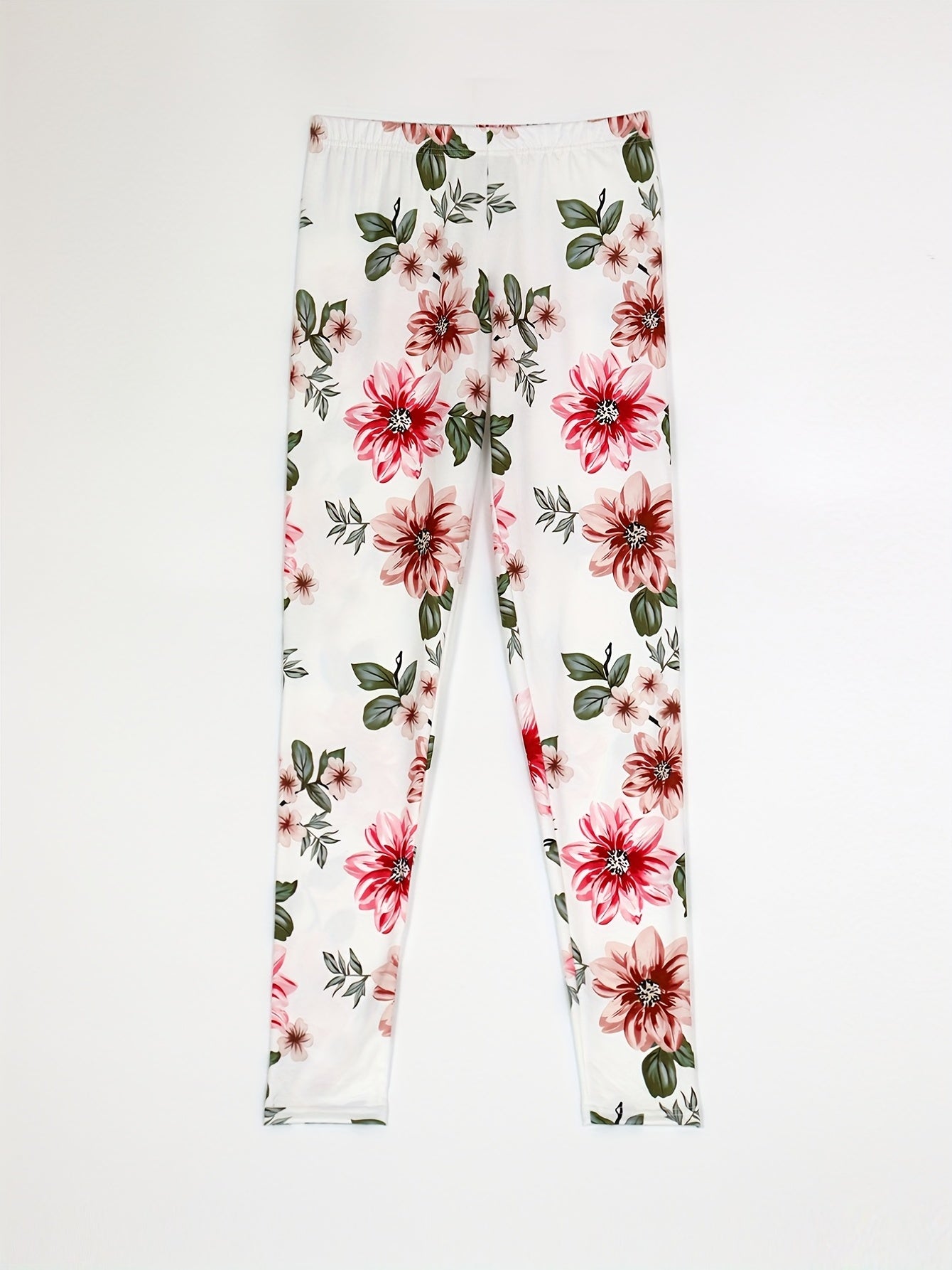 Newspaper Print High Waist Bodycon Leggings