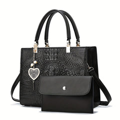 Stylish Love Womens Tote Bag with Clutch Purse