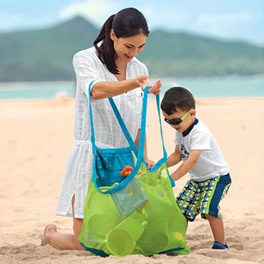 Kids Beach Tool Storage Bag for Sand Digging Toys