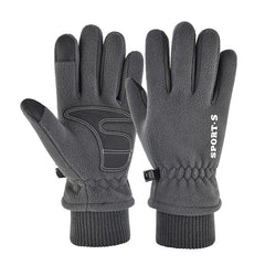 Men's Winter Fleece Touch Screen Cycling Ski Gloves