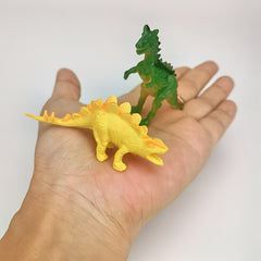 12 Dinosaur Toy Models: T-Rex, Stegosaurus, Ankylosaurus, Spinosaurus