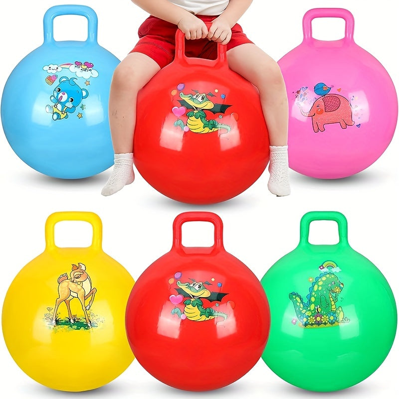 18inch Bounce Ball Jump Bounce Ball With Handle Hippie Jump Ball