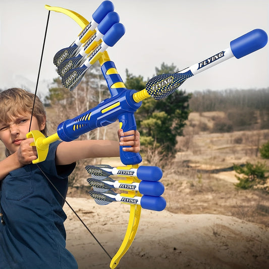 Kids Bow and Arrow Set for Ages 2-4 Range 10 Arrows 2 Archers 20 Foam Darts
