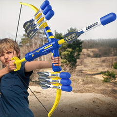 Kids Bow and Arrow Set for Ages 2-4 Range 10 Arrows 2 Archers 20 Foam Darts
