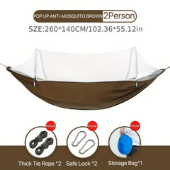 Durable Portable Anti Mosquito Hammock Quick Opening Breathable