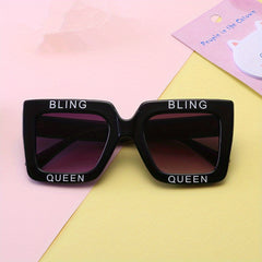 Y2K Square Frame Sunglasses Sun Protection for Holiday Beach Party