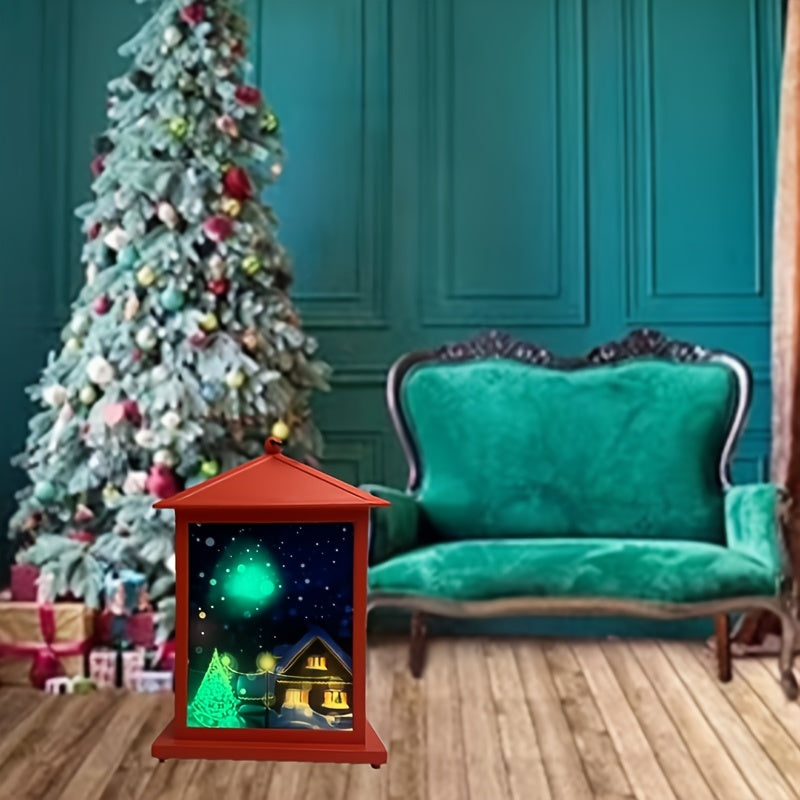 Christmas Snow Night Light LED Decoration Sound Combo Nursery Room Decor