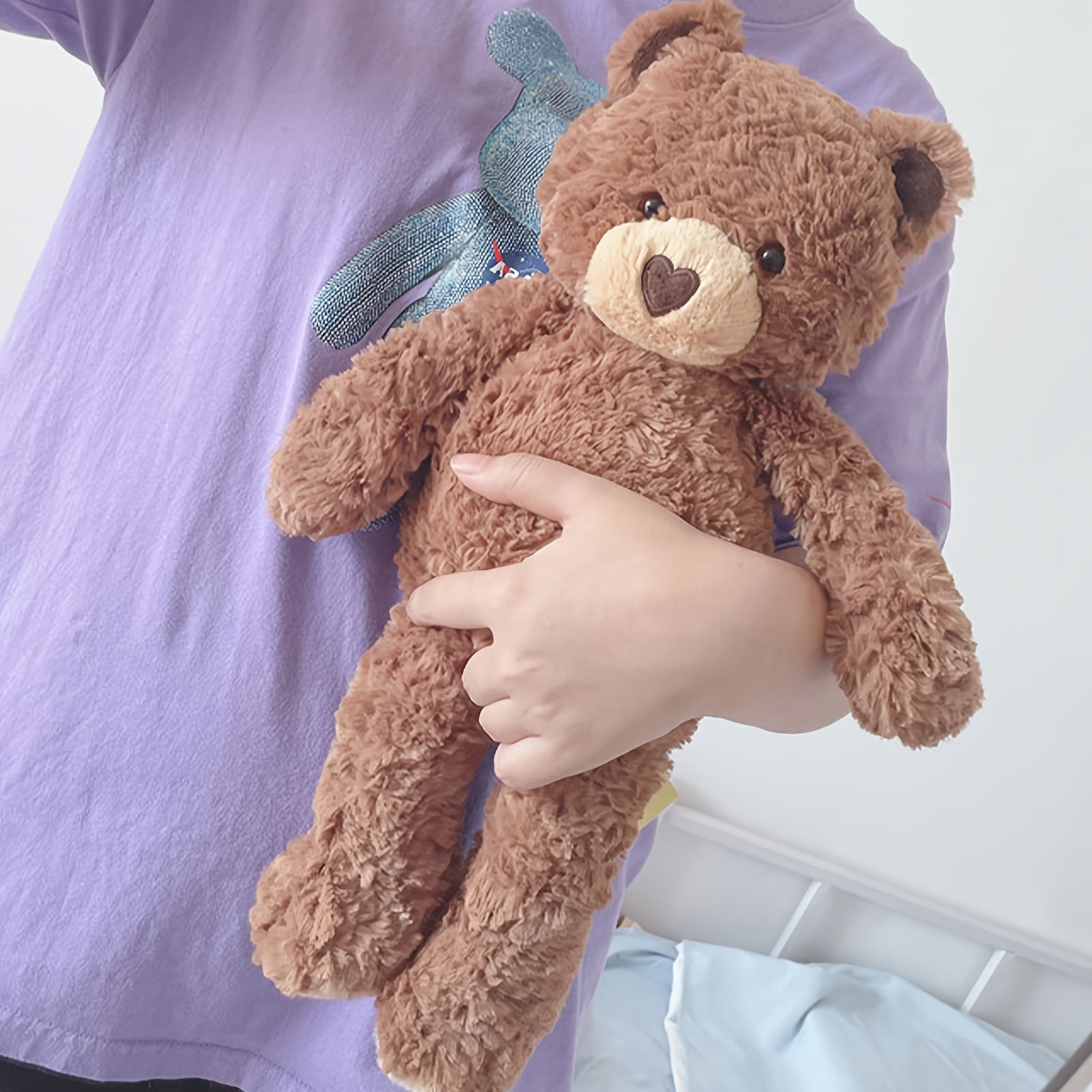 Cute Light Brown Bear Plush Toy - Perfect Gift for Birthdays & Valentine's Day