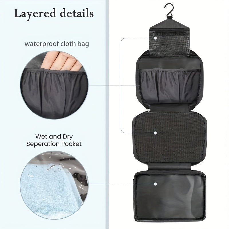 4 Compartment Outdoor Travel Cosmetic Organizer Waterproof Bag