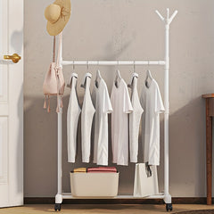 Standing Bedroom Mobile Clothes Rack Household Indoor Hat Rack