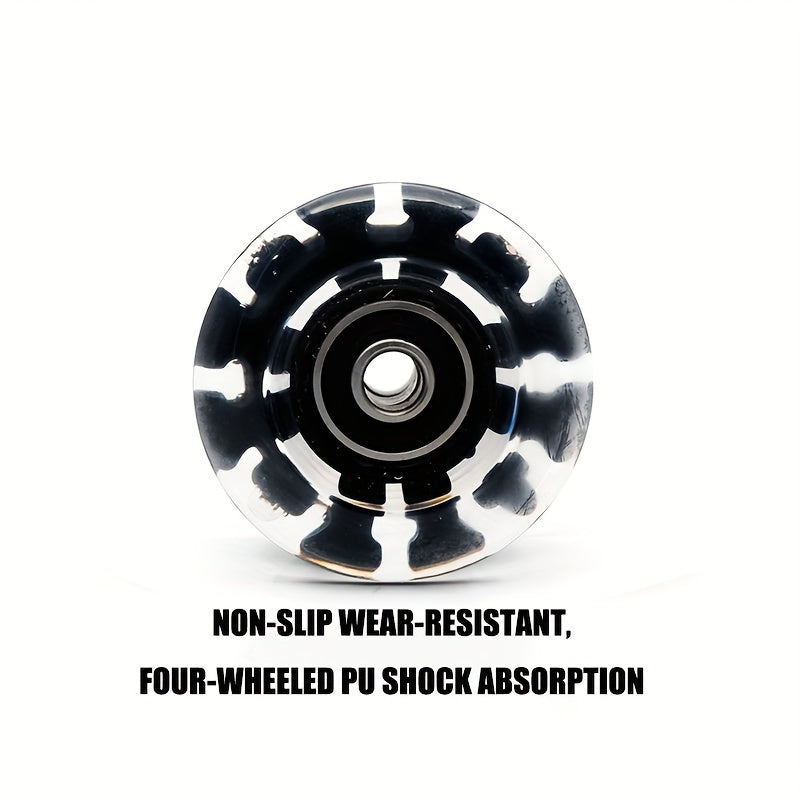 4pcs Luminous Roller Skates Wheels With Bearing