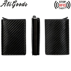Men's Slim RFID Blocking Credit Card Holder Wallet