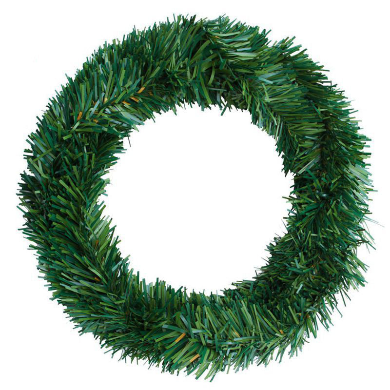 Christmas Wreath Green PVC Rattan 5.5m 18ft