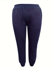  Zipper Front Coat & Joggers 2PC Set