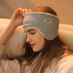 Winter Ear Warmer and Sleep Mask Combo Blackout for Unisex