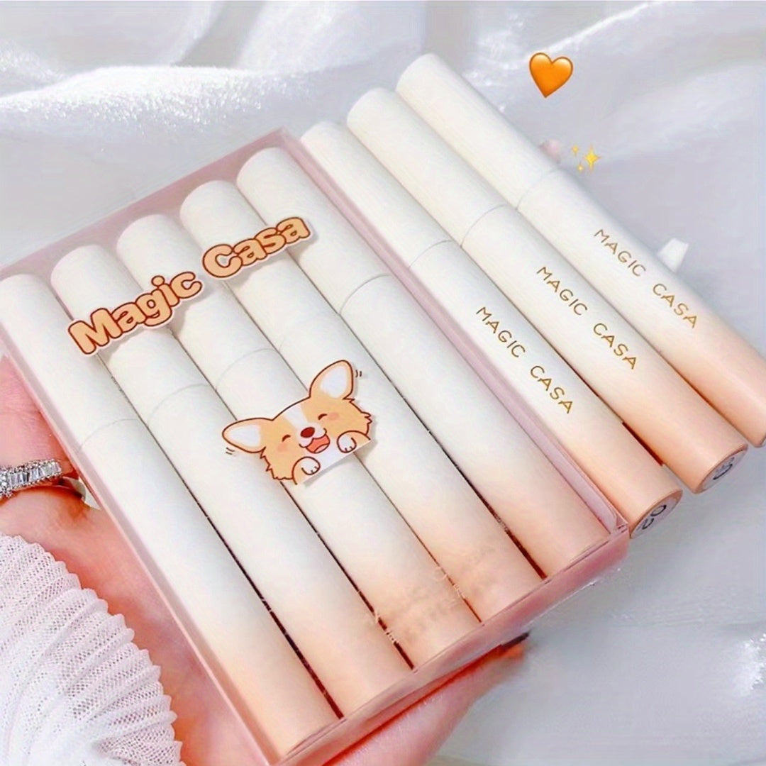 5pcs Makeup Lipstick Long-lasting Waterproof Lip Tint Set
