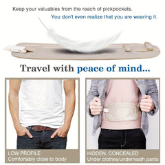 Invisible Travel Waist Bag Pouch Portable Small Fanny Pack Wallet