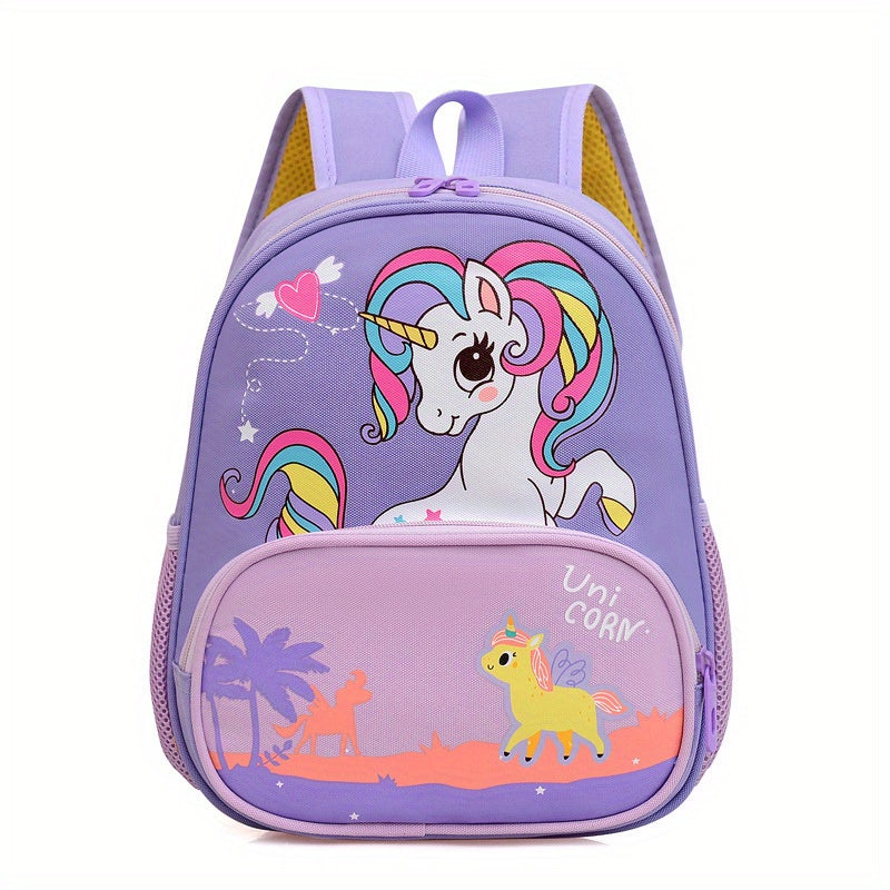 Kindergarten Lightweight Spine Protection Cartoon Schoolbag