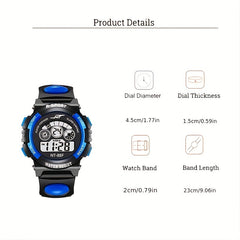 Kids Sports Watch Waterproof Luminous Multifunctional Gift