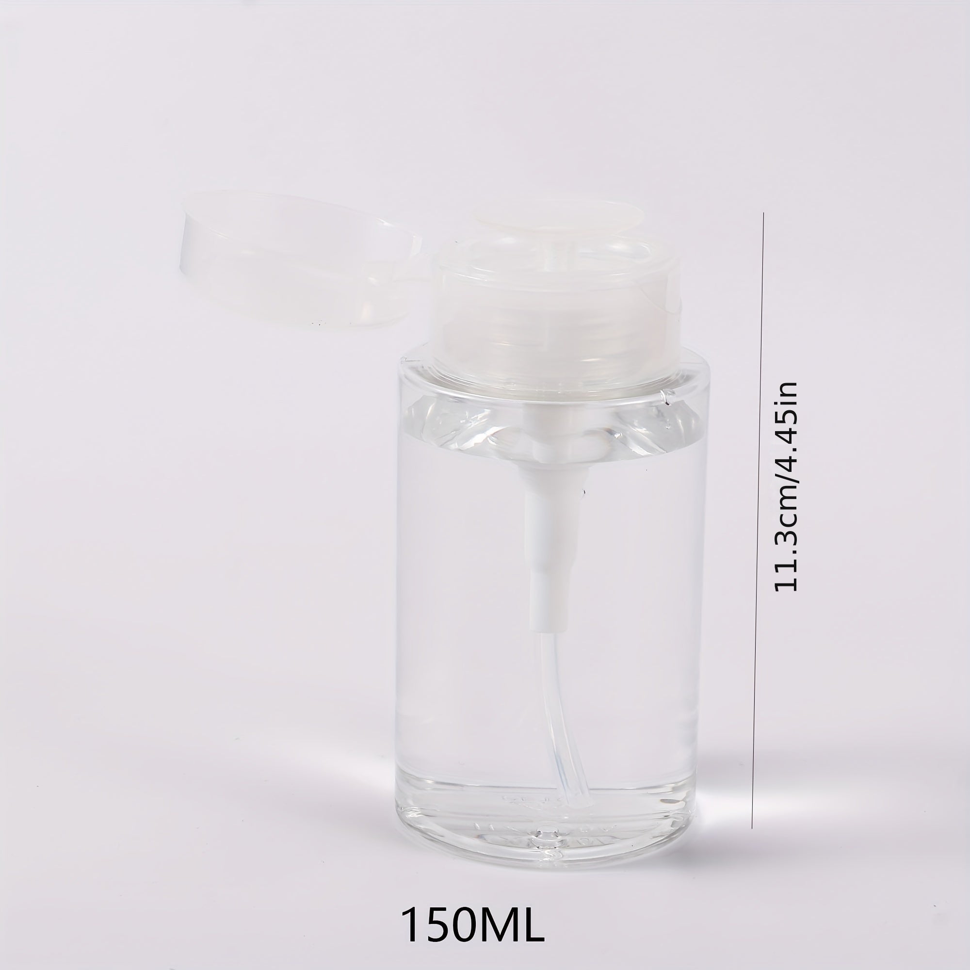Transparent Lotion Dispenser Travel Bottle - Outdoor Pumping Refillable Pump