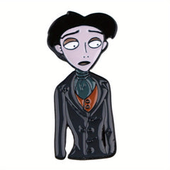 Halloween Bride Enamel Painted Brooch Pines Coat Shirt Badges Brooches