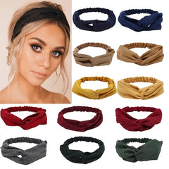 Boho Twist Knotted Headband for Women