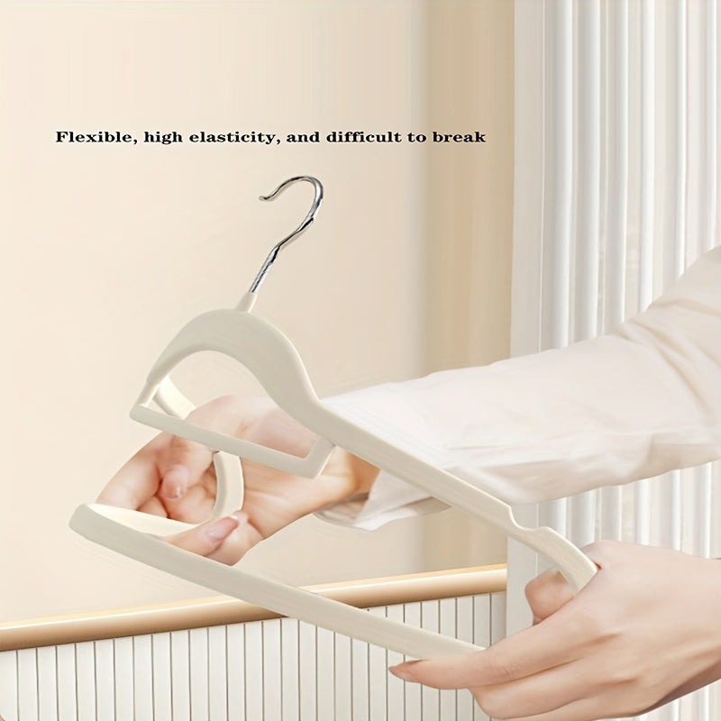 10pcs Velvet Hanger Heavy Duty Non-slip Hanger for Coats Pants and Dress Clothes