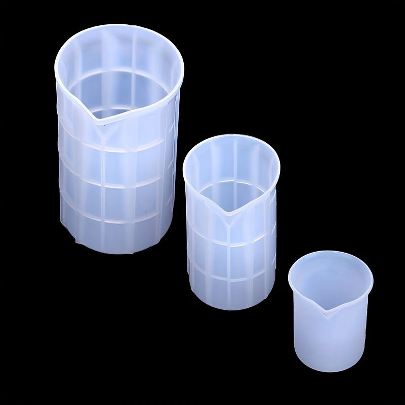 Silicone Measuring Cup DIY Crystal Drop Gel Silicone Mold With Scale
