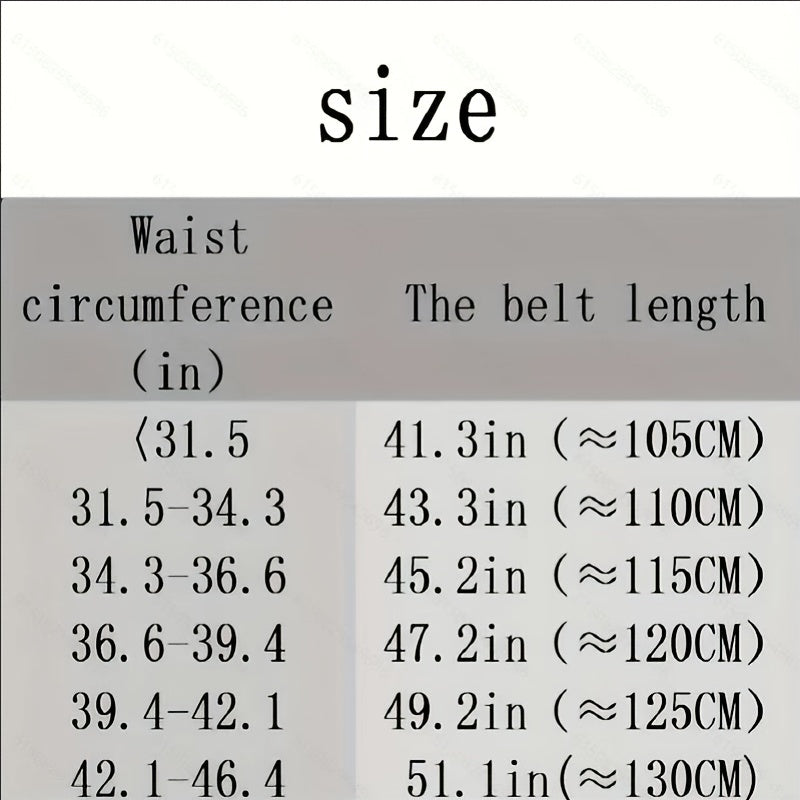 Men's Leather Belt Waist Stap Without Buckle Business Belt