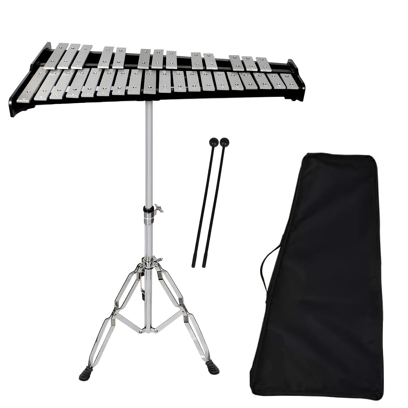 Adjustable Glockenspiel Xylophone Kit with Bag & Sticks
