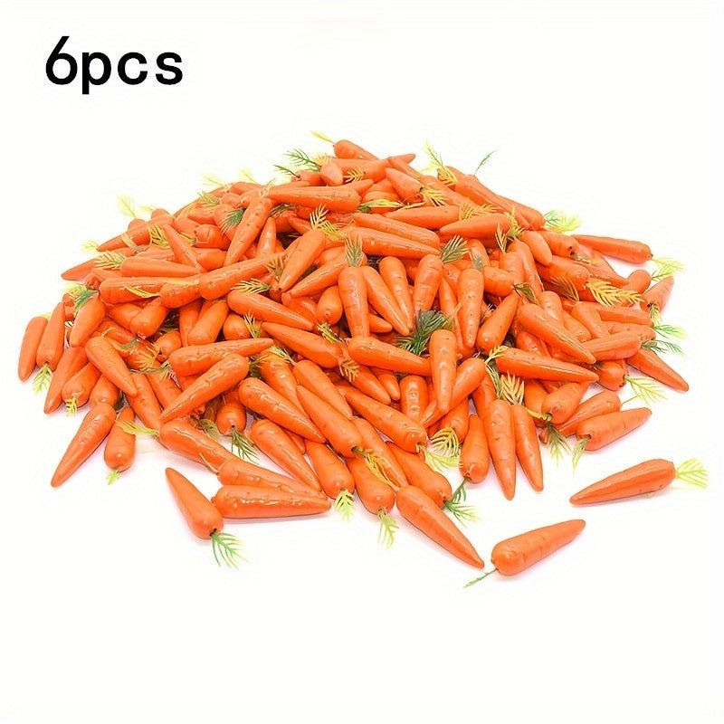 1:12 Dollhouse Mini Artificial Carrots Realistic Vegetable Decor