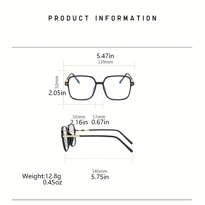 Clear Lens Glasses Frame for Women Men