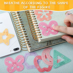 8pcs Anxiety Sensory Stickers Calming Strips for Anxiety