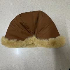 Cozy Fur Bucket Hat for Winter Fishing