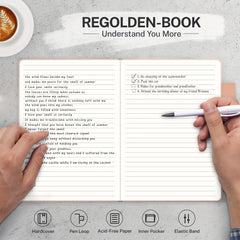 A5 Hardcover Ruled Notebook Thick Paper Lined Journal 176 Pages