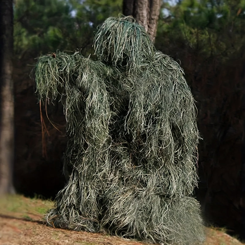 Jungle Camouflage Ghillie Suit for Outdoor Game & Halloween Costume