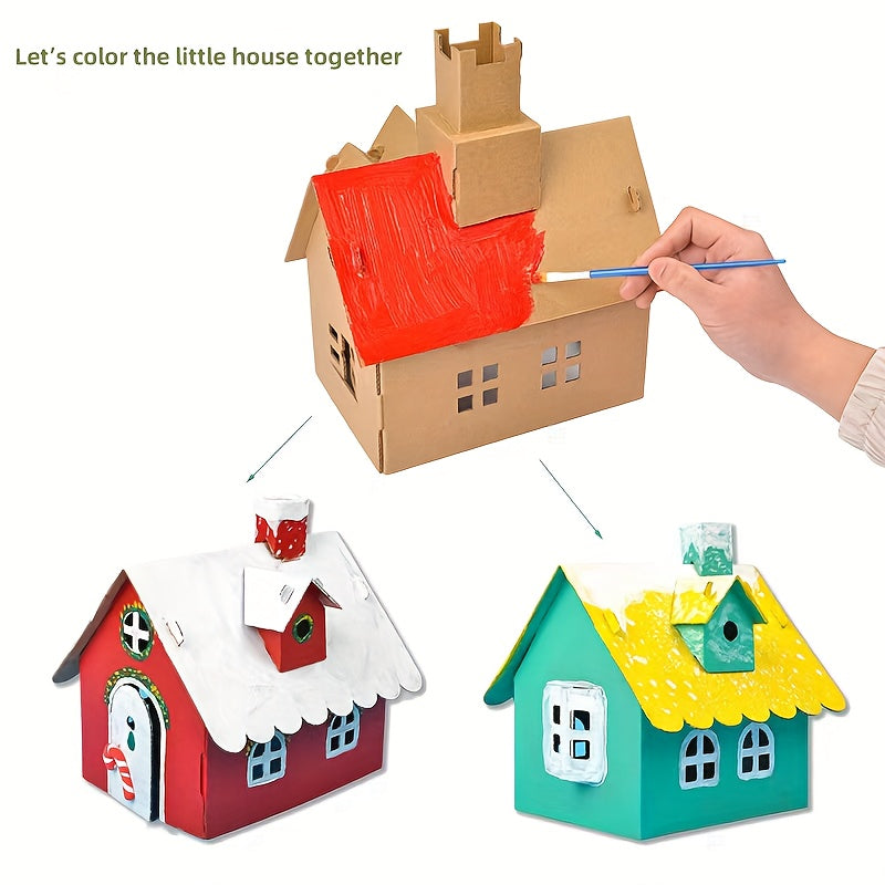 DIY Gift Cookie House Making Material Pack Christmas Tree Decoration