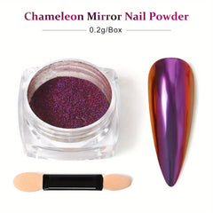 Holographic Glitter Powder for Nail Art, DIY & Salon Use