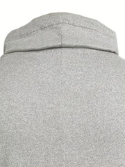  Long Sleeve Casual Dress with Drawstring Waist