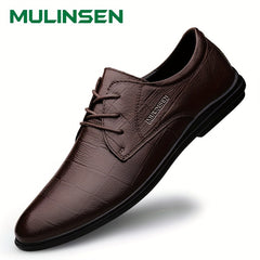 Men's Plaid Dress Shoes Soft Sole Oxford Shoes