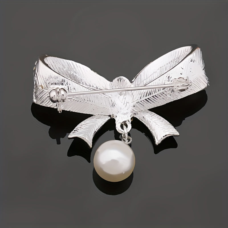 High End Brooch Pearl Corsage Card Buckle For Suit