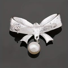 High End Brooch Pearl Corsage Card Buckle For Suit